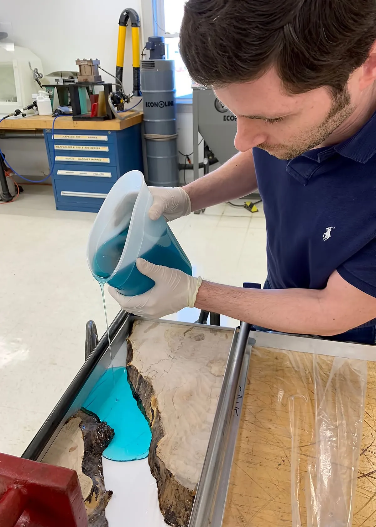 Pouring Epoxy 